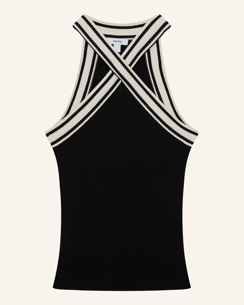 Reiss Stricktop Ivanna schwarz Schwarz
