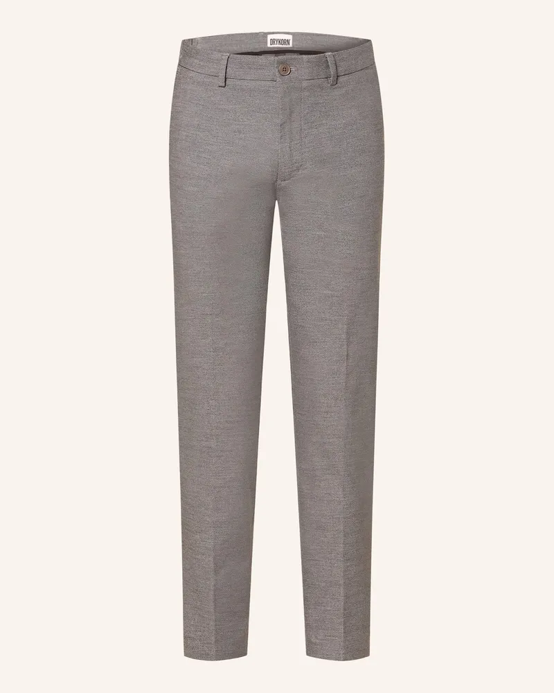 Drykorn Chino AJEND Slim Fit Grau