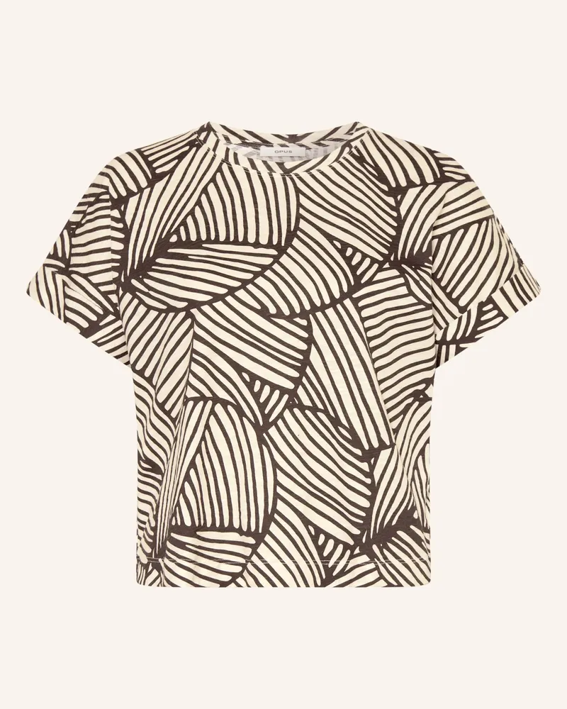 OPUS T-Shirt Soprinti braun Creme