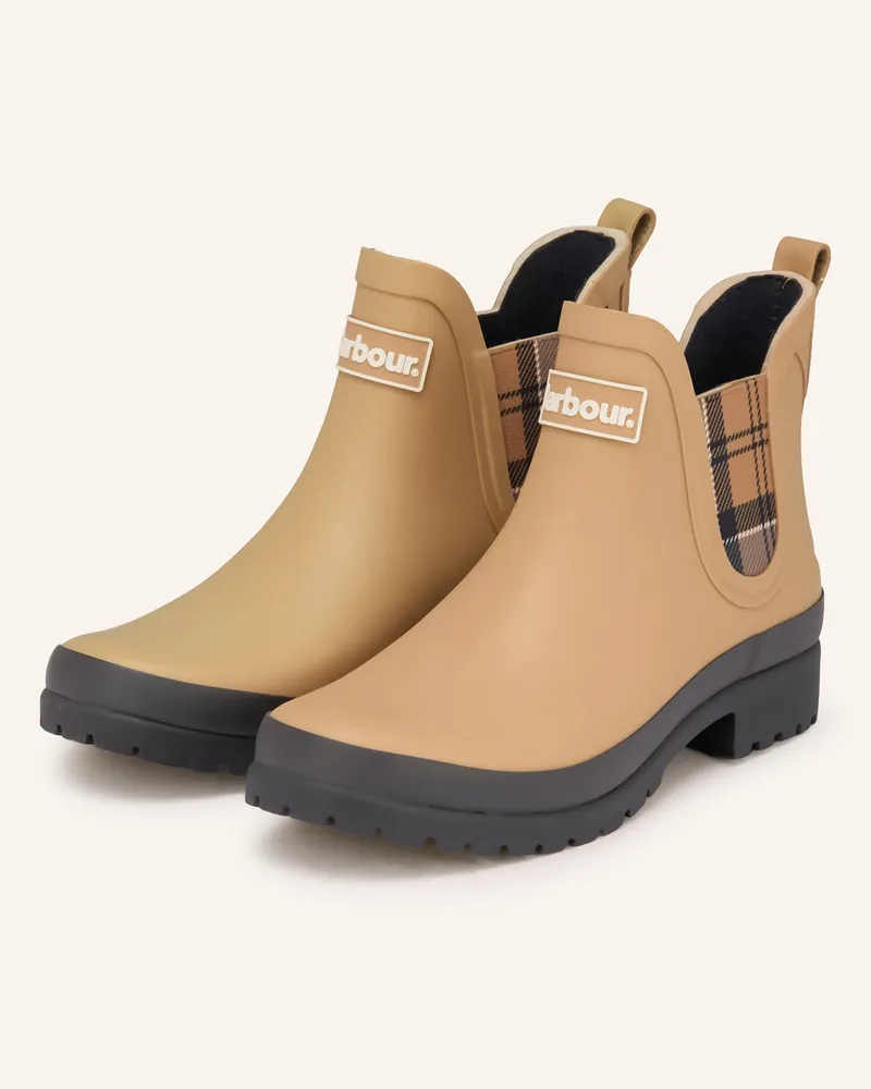 Barbour Gummistiefel Mallow beige Beige