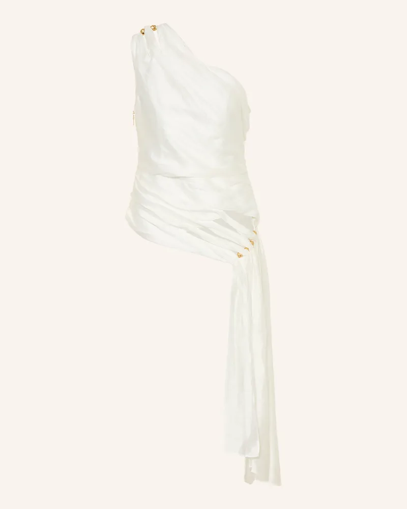 Aje. One-Shoulder-Top Capture Mit Schmuckperlen weiss Weiss