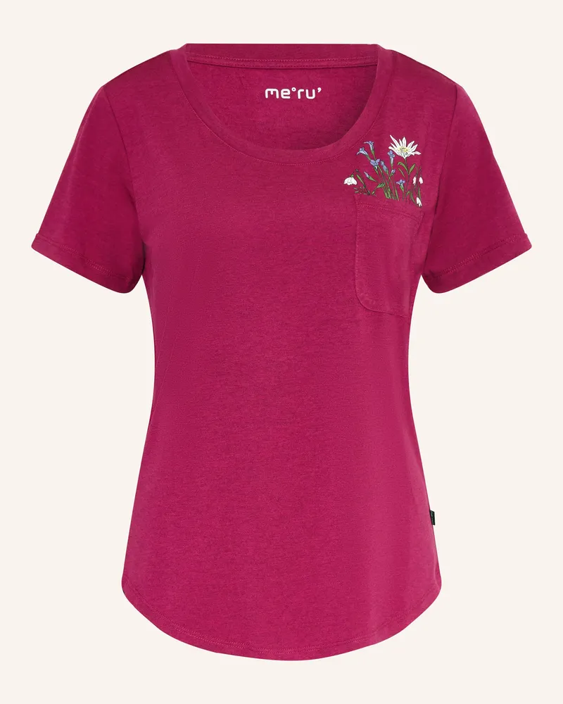 me°ru' T-Shirt PORTOALEGRE Dunkelrot