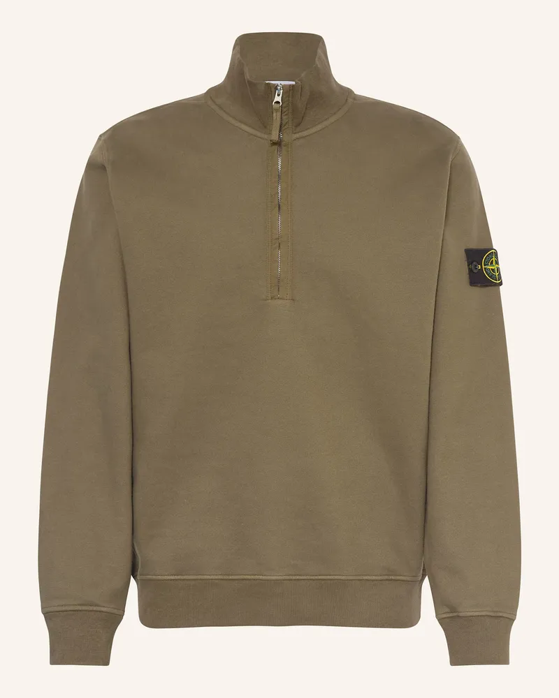 Stone Island Sweat-Troyer Khaki