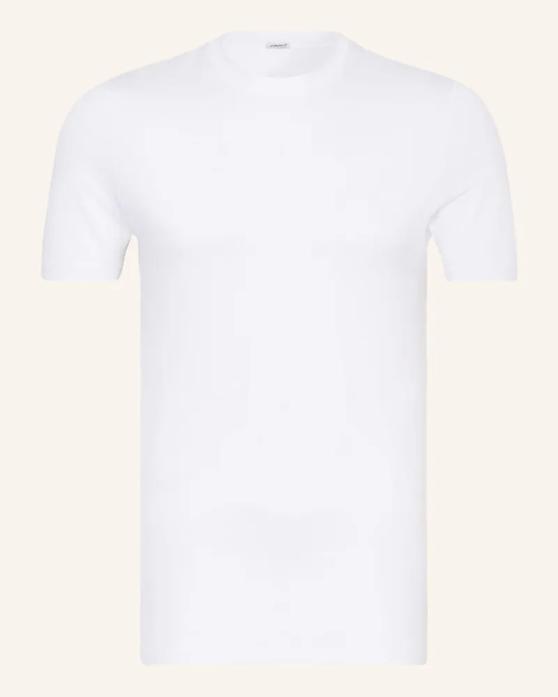 Zimmerli Schlafshirt PURENESS Weiss