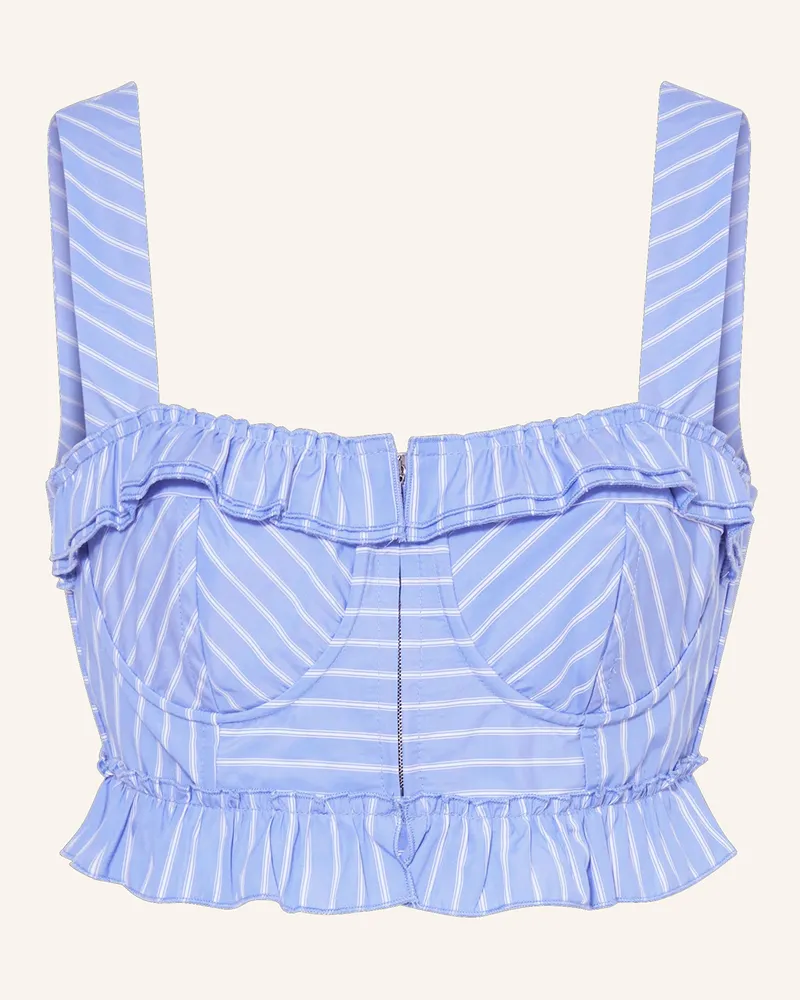 Sandro Cropped-Top Blau