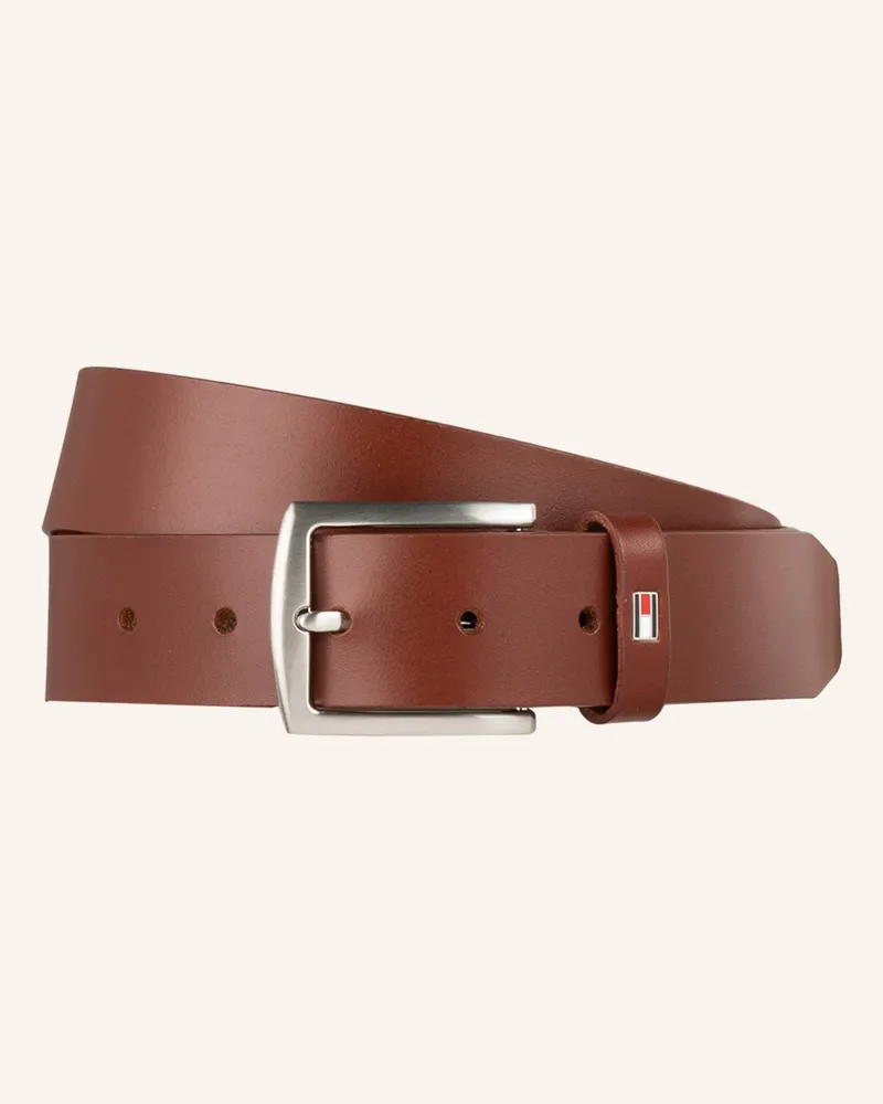 Tommy Hilfiger Ledergürtel New Denton braun Braun