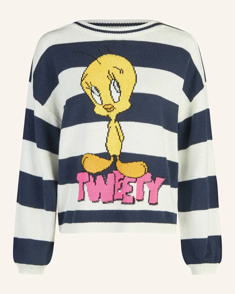 Princess goes Hollywood Pullover Mit Schmucksteinen blau Blau