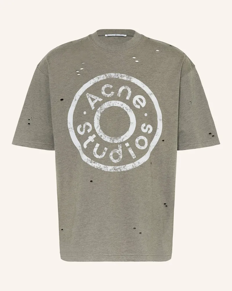 Acne Studios T-Shirt Dunkelgrün