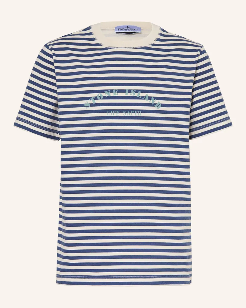 Stone Island T-Shirt beige Dunkelblau