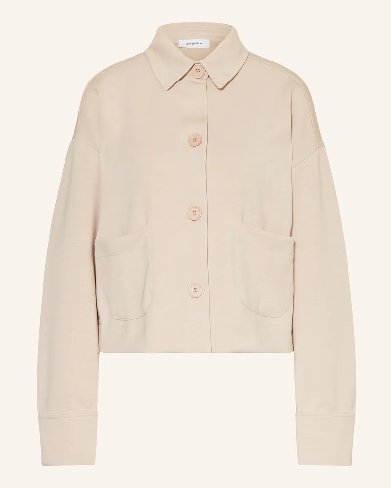 Darling Harbour Jersey-Overjacket Beige