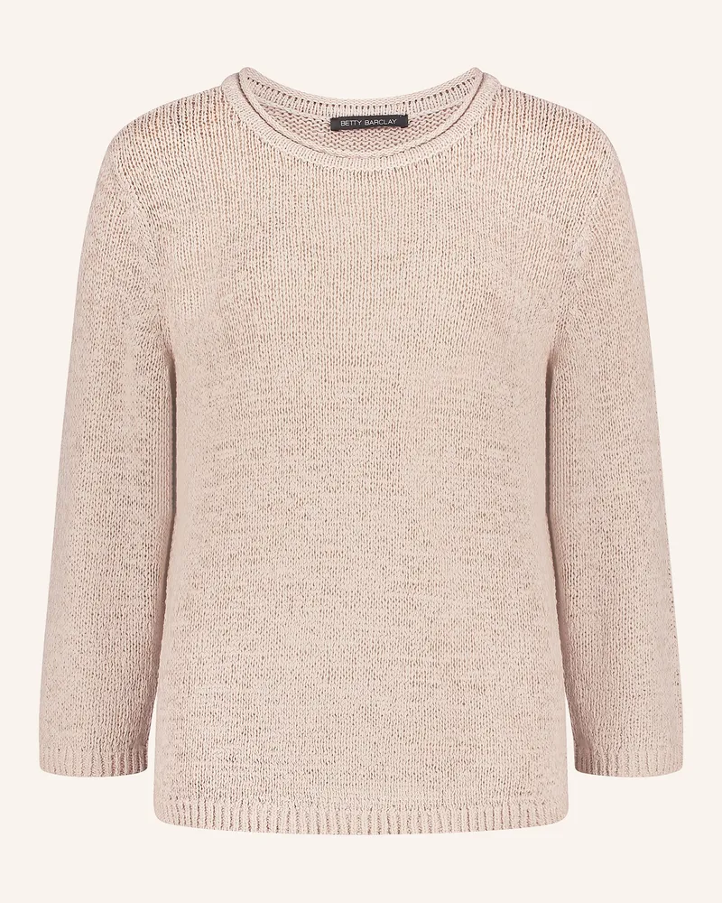 Betty Barclay Pullover Mit 3/4-Arm beige Beige