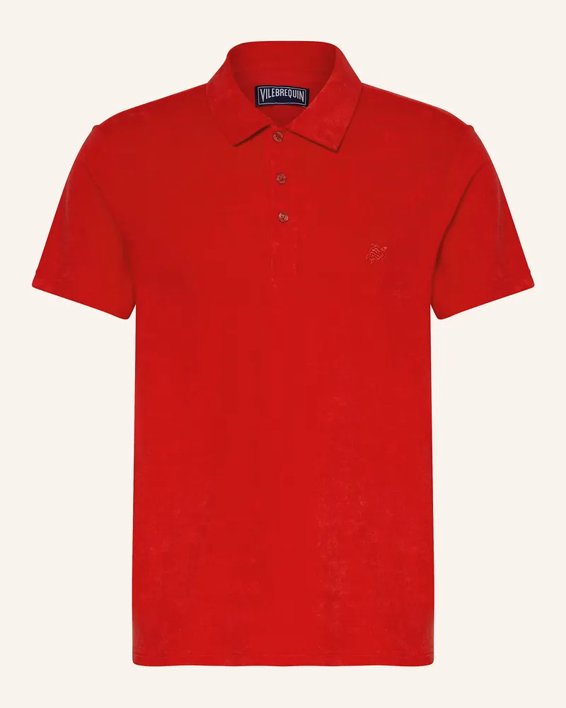 Vilebrequin Frottee-Poloshirt PHOENIX AQ100 Rot