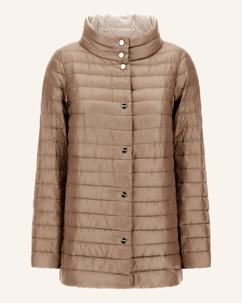 Herno Daunenjacke Zum Wenden beige Hellbraun