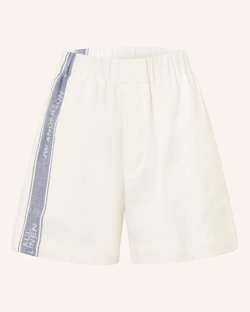 J.W.Anderson Leinenshorts weiss Ecru