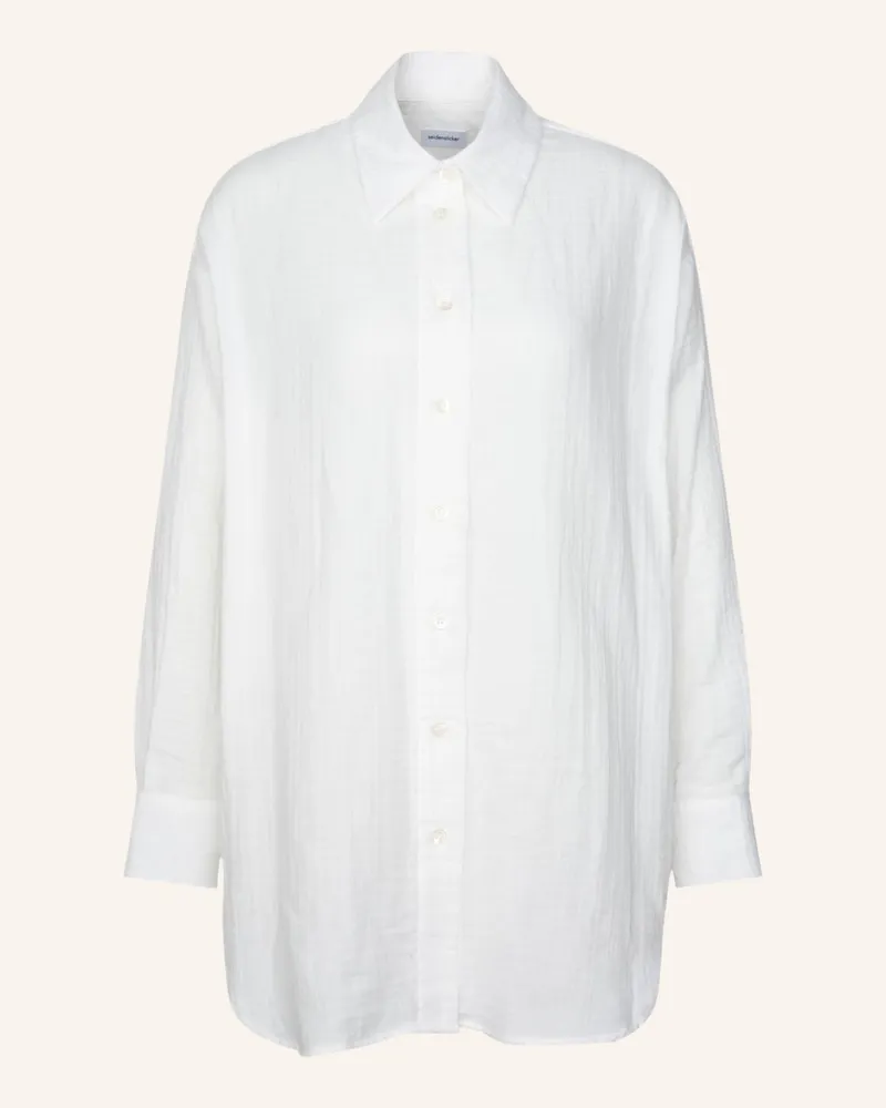 Seidensticker Longbluse, Oversizebluse weiss Ecru
