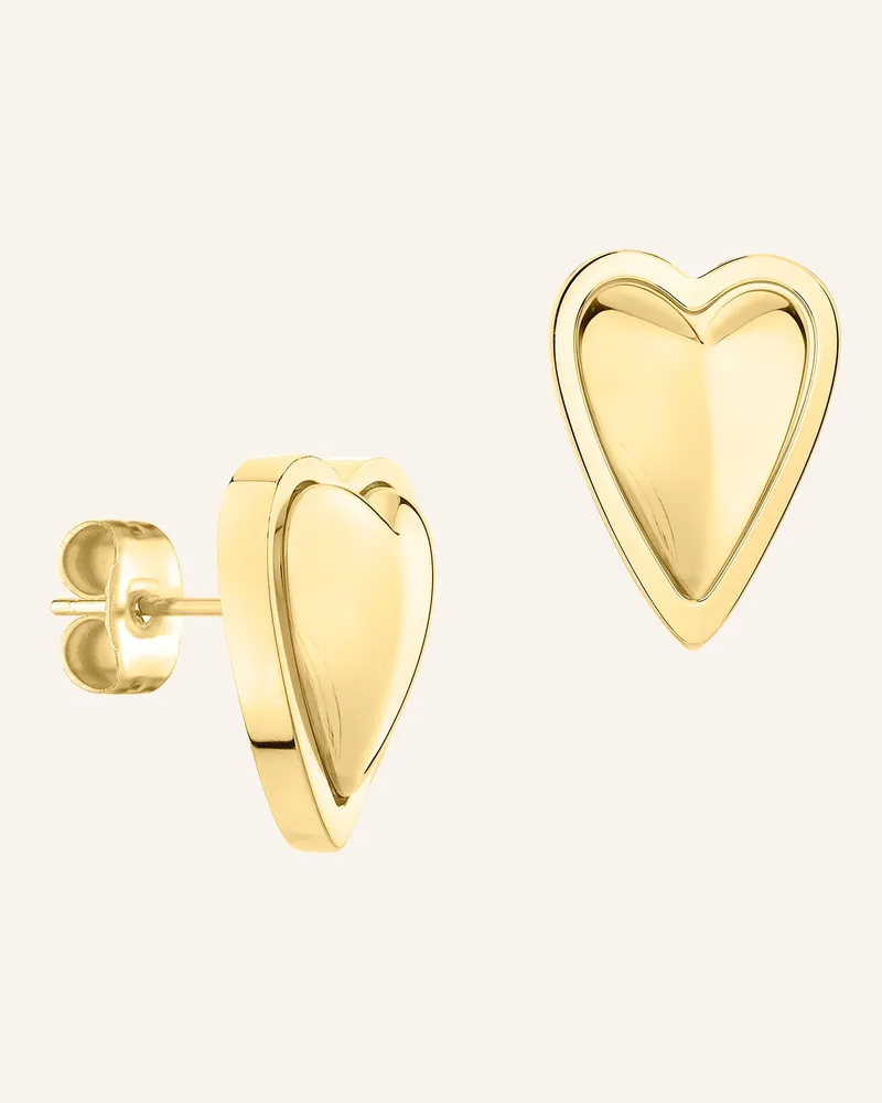 Liebeskind Ohrstecker  Aus  Edelstahl gold Gold