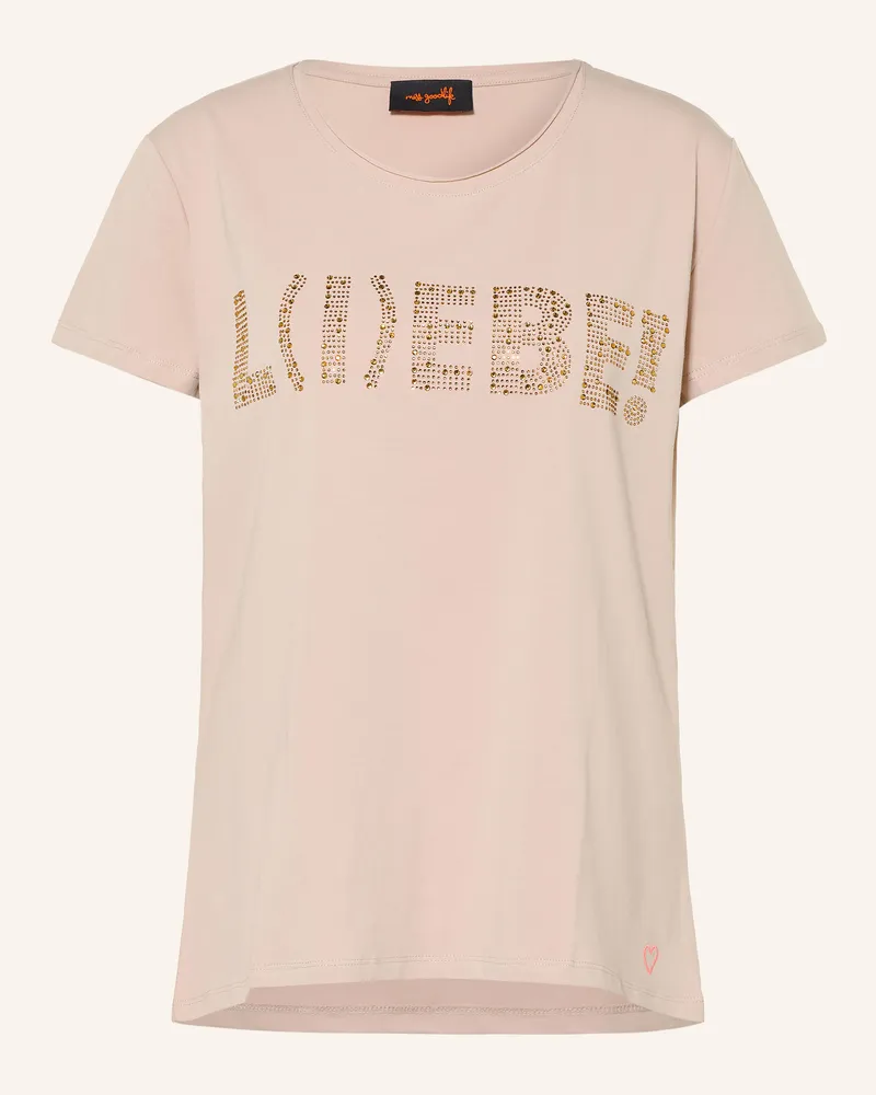 Miss Goodlife T-Shirt Mit Schmucksteinen beige Beige
