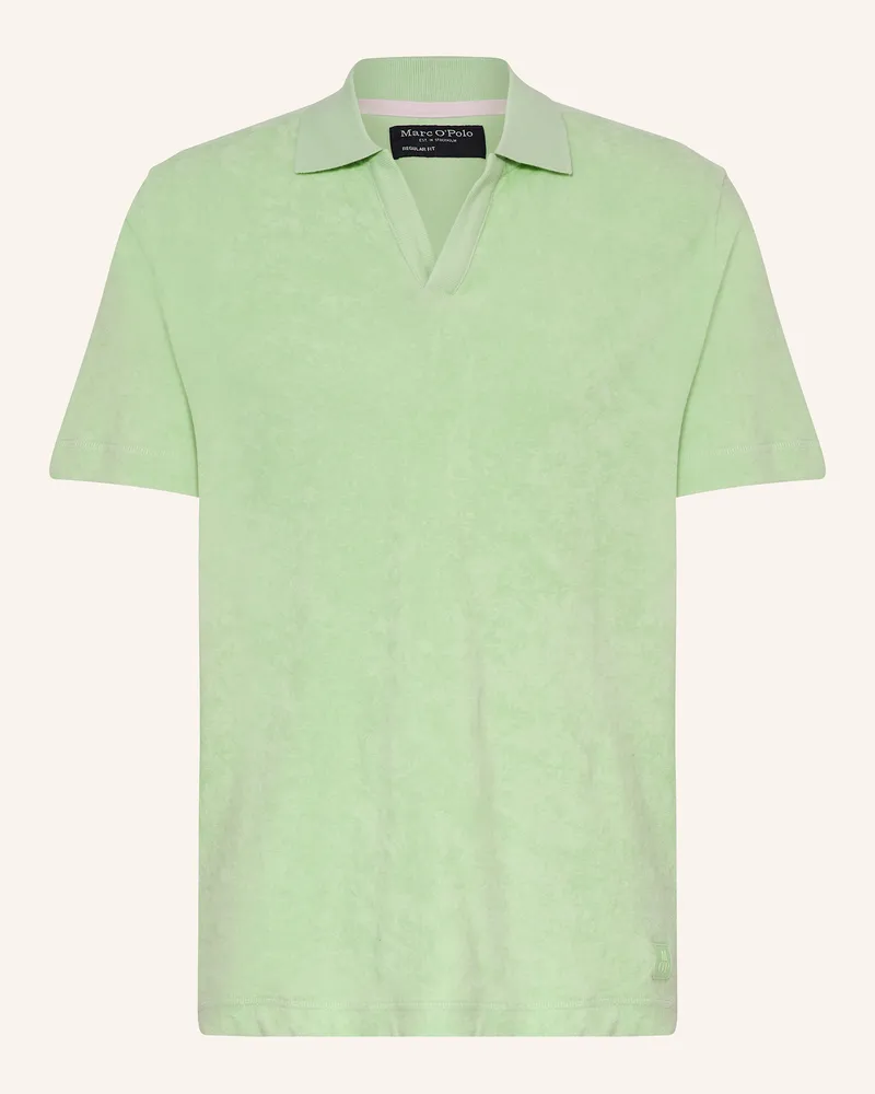 Marc O'Polo Frottee-Poloshirt Regular Fit Mint