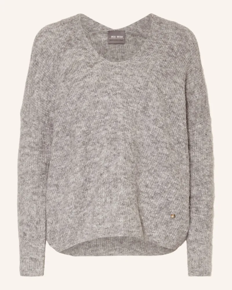 Mos Mosh Pullover Thora Mit Alpaka grau Grau
