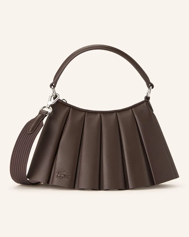 Lacoste Umhängetasche RUNWAY LENGLEN SMALL Dunkelbraun
