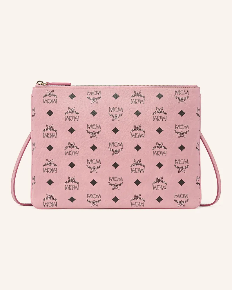 MCM Pouch Aren Visetos rosa Rosa