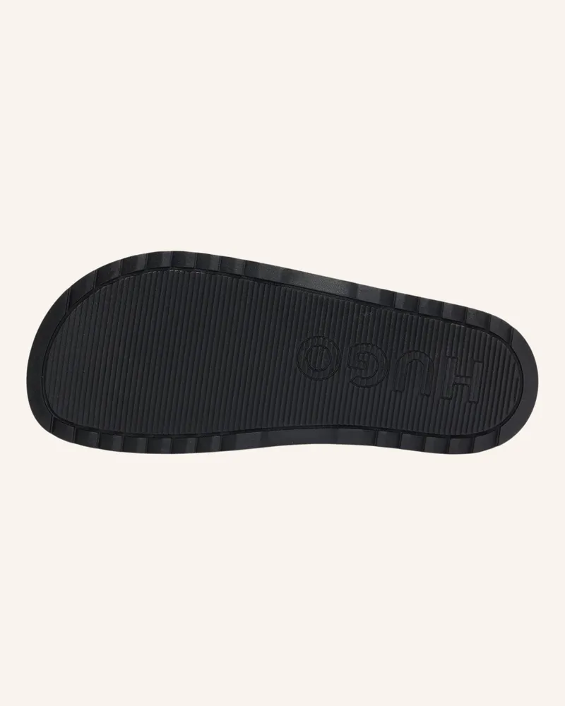 HUGO BOSS Sandale MATCH_IT_SLID_RBLG_N Schwarz