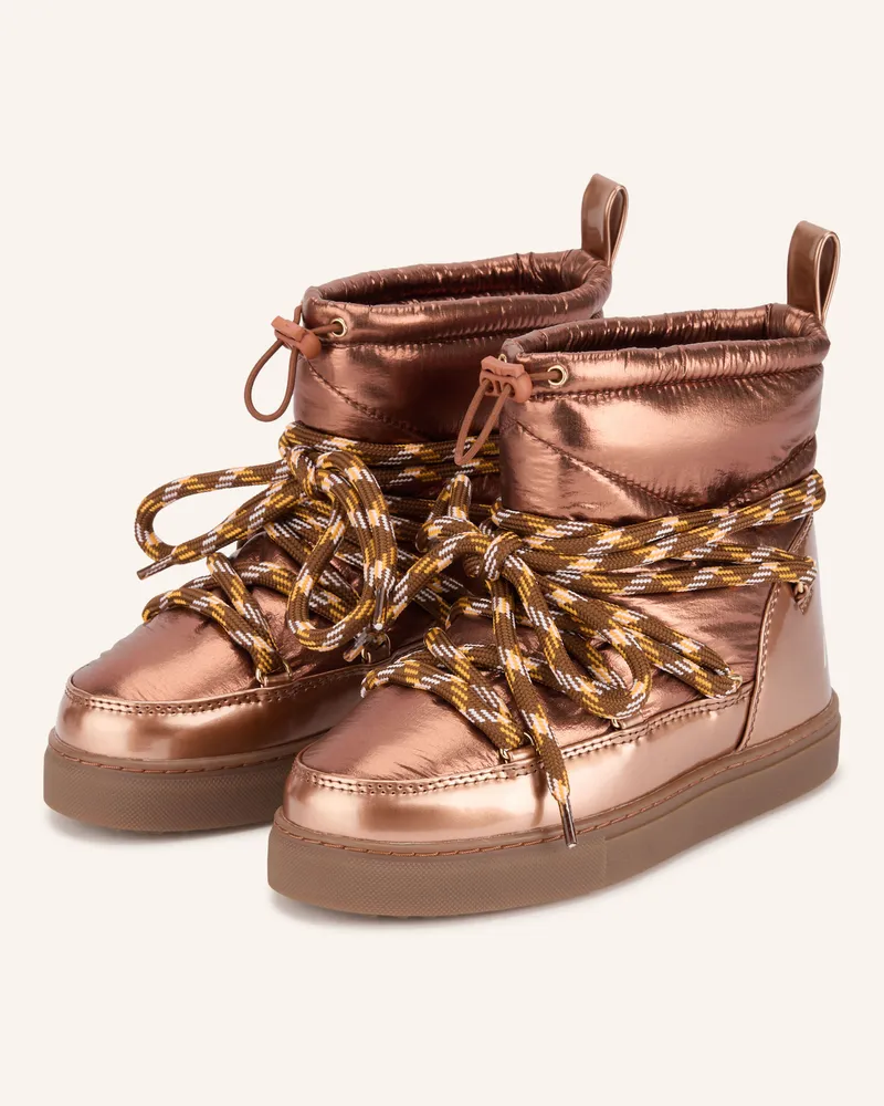 INUIKII Boots Mountain Metallic braun Cognac