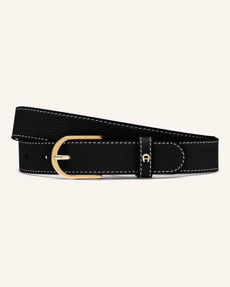 Aigner Ledergürtel FARAH Schwarz