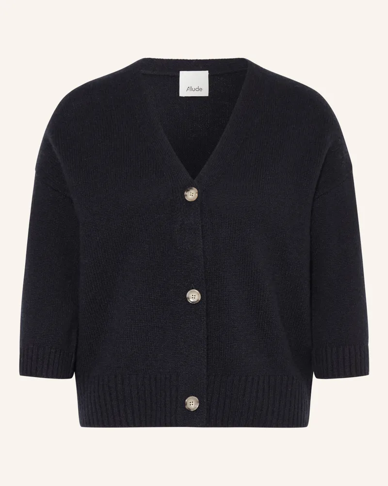ALLUDE Strickjacke Aus Cashmere blau Dunkelblau