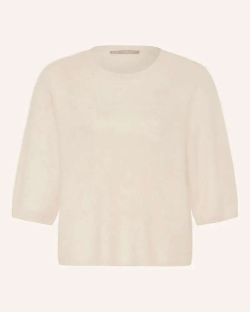 (THE MERCER) N.Y. Cashmere-Pullover mit 3/4-Arm Ecru