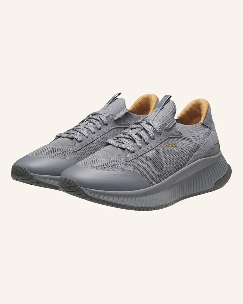 HUGO BOSS Sneaker TTNM EVO_SLON_KNRSD Grau