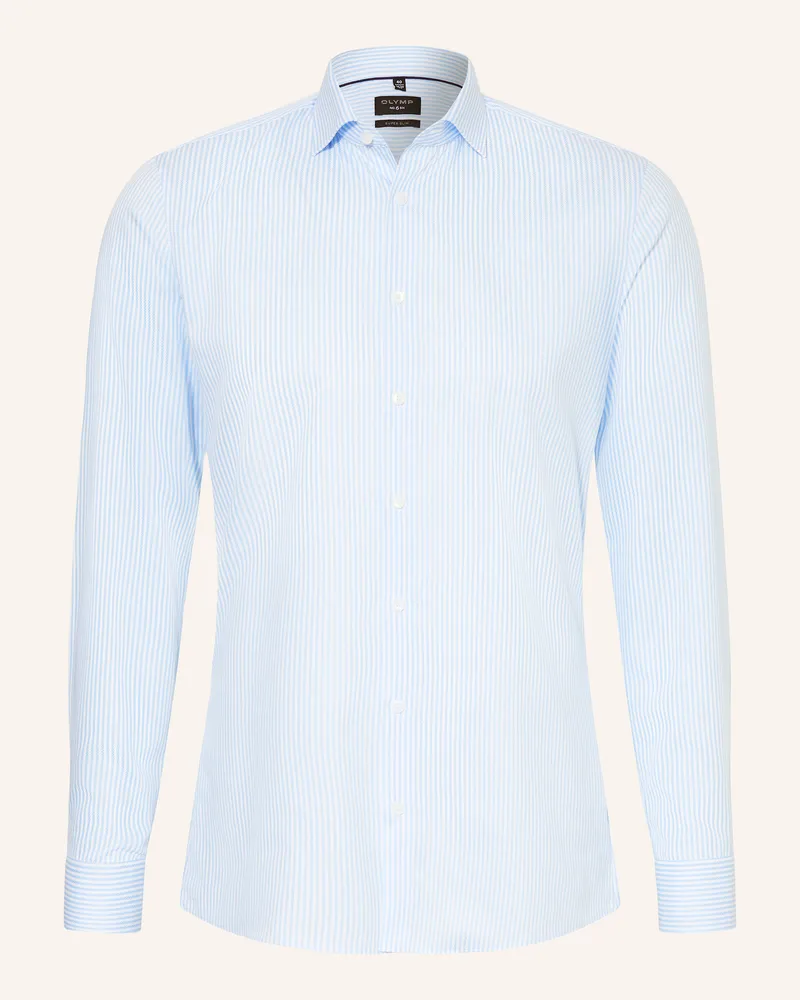Olymp Hemd No. Six Super Slim blau Hellblau