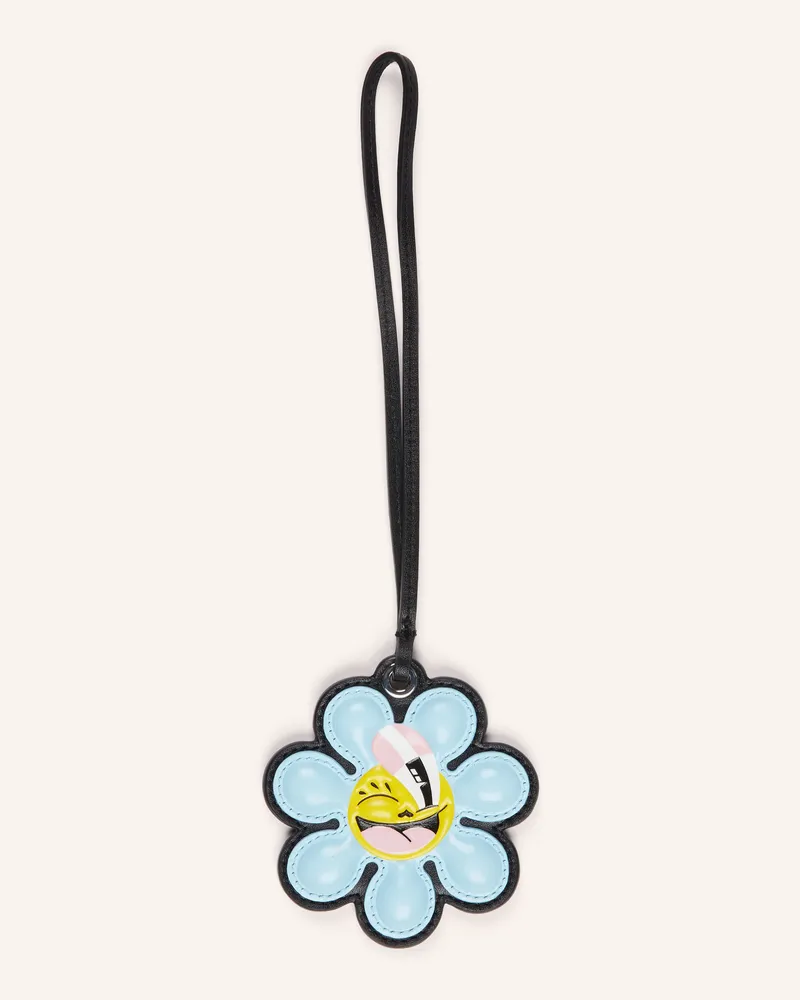 Marc Jacobs Taschenanhänger The Daisy Mirror Charm blau Hellblau