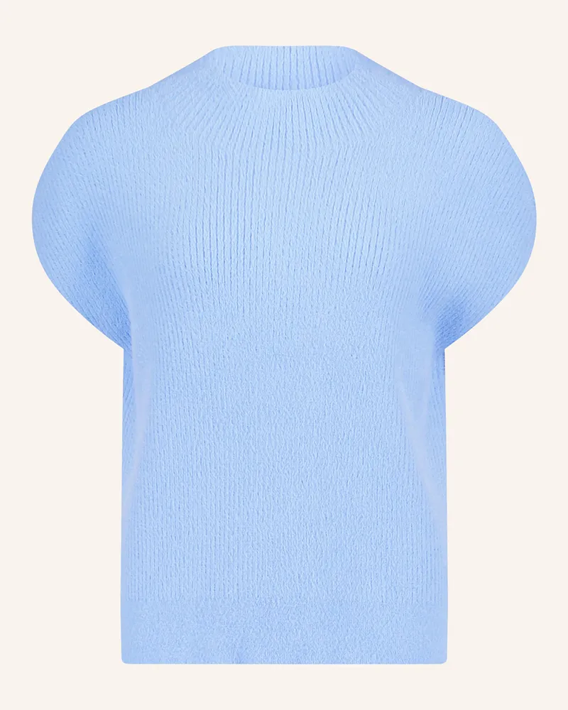 Cartoon Pullunder blau Hellblau