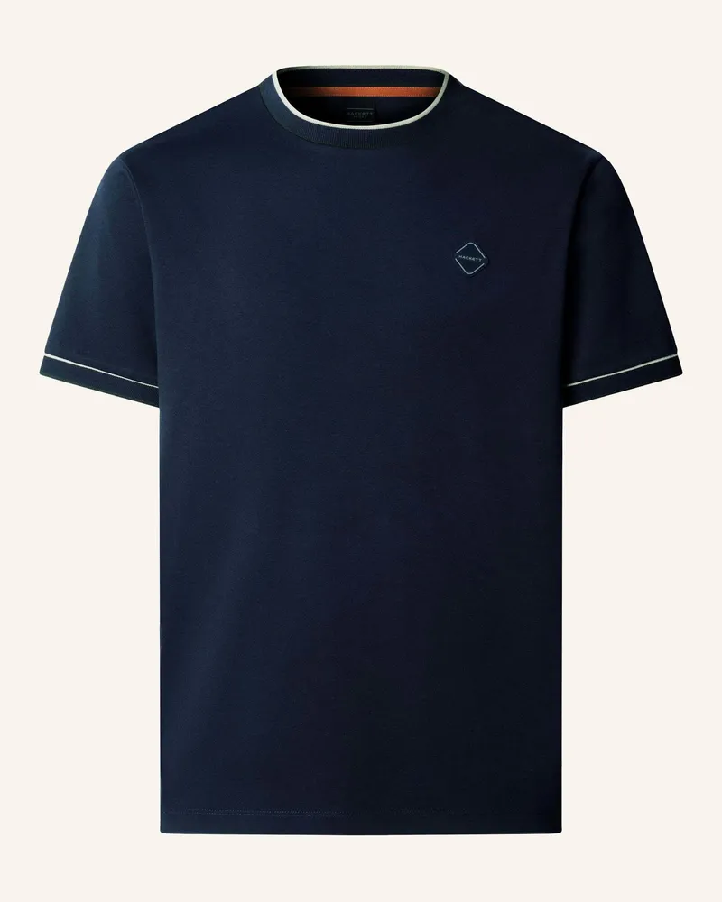Hackett T-Shirt Hs Badge Tee blau Dunkelblau