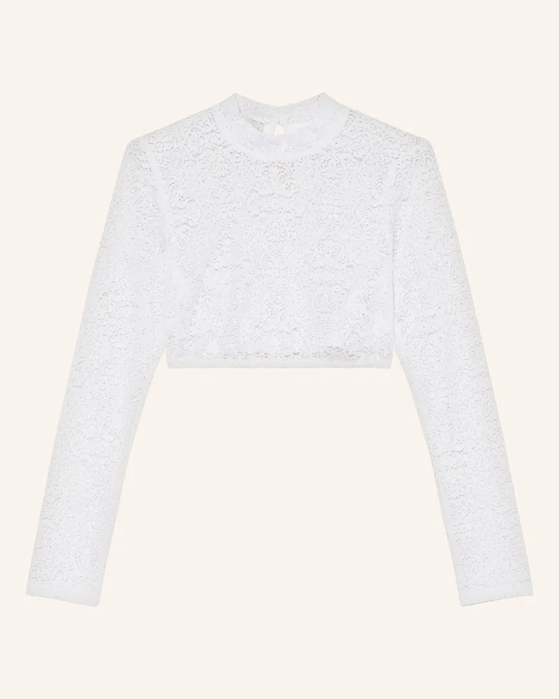 Johann & Johanna Dirndlbluse Aus Spitze weiss Weiss