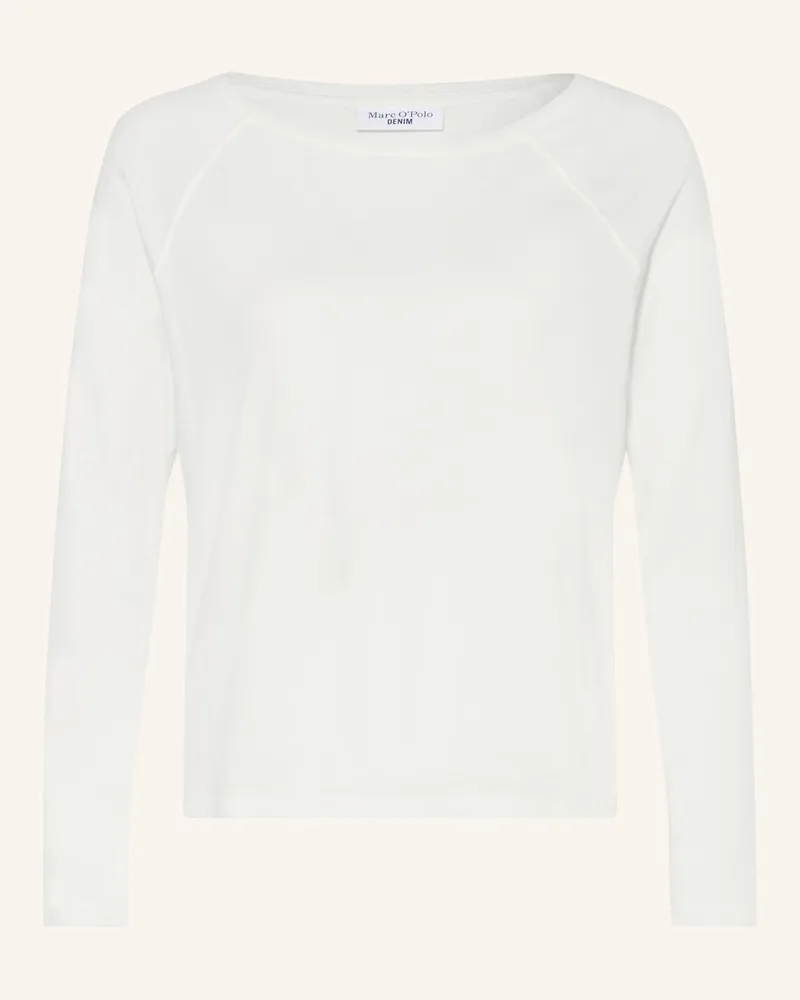 Marc O'Polo Longsleeve weiss Weiss