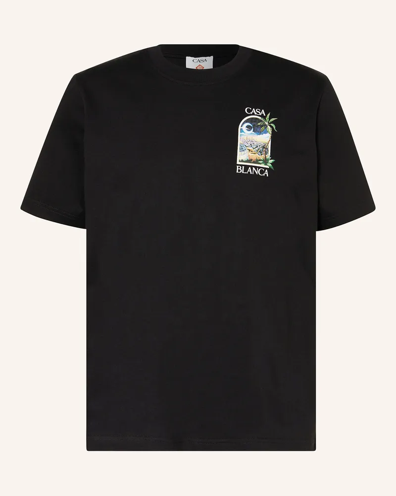 Casablanca Paris T-Shirt LA NIGHT Schwarz