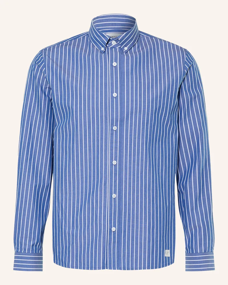 Nowadays Hemd Comfort Fit blau Blau