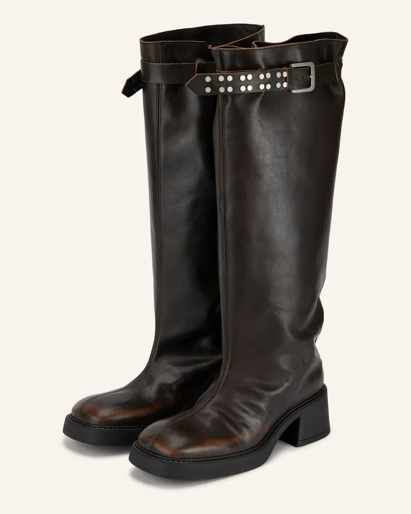 Miista Stiefel Kristel braun Dunkelbraun