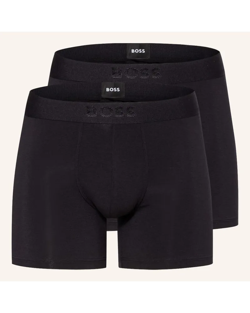 HUGO BOSS 2er-Pack Boxershorts Schwarz