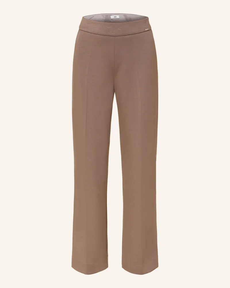 cinque Marlenehose Cisilasso Aus Jersey beige Taupe