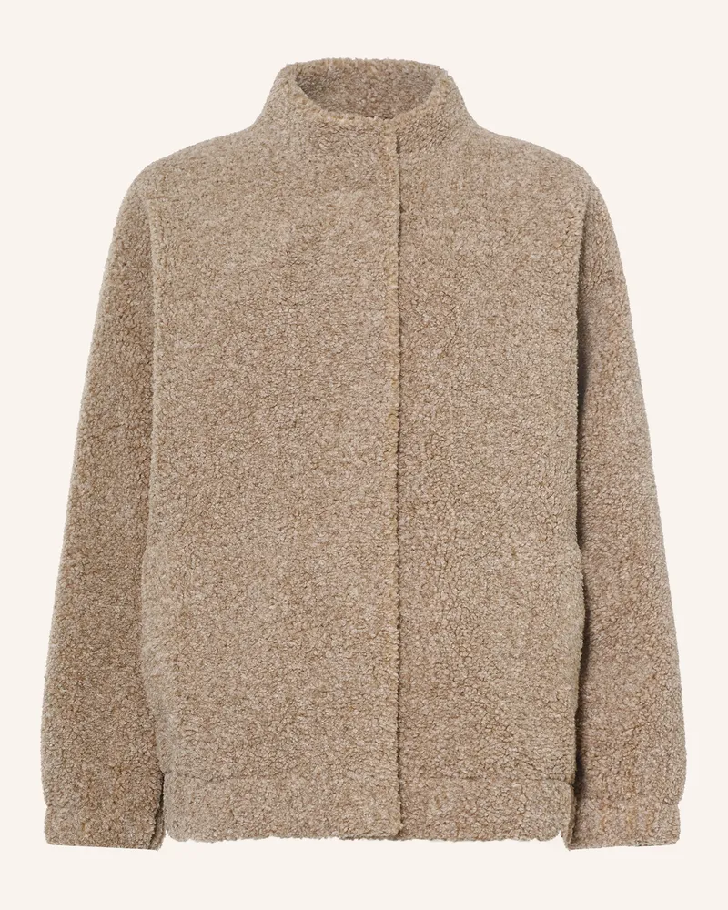 ottod’Ame Teddyfell-Jacke beige Hellbraun