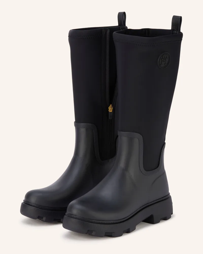 Tommy Hilfiger Gummistiefel schwarz Schwarz