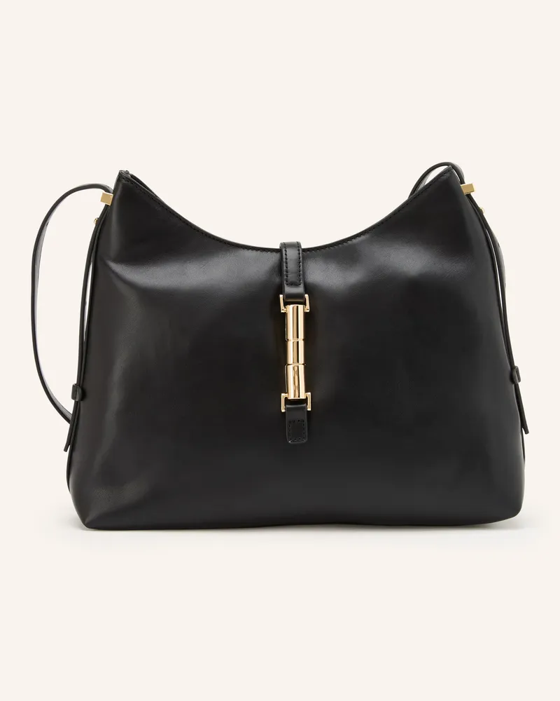 SEIDENFELT Umhängetasche Loviisa schwarz Schwarz