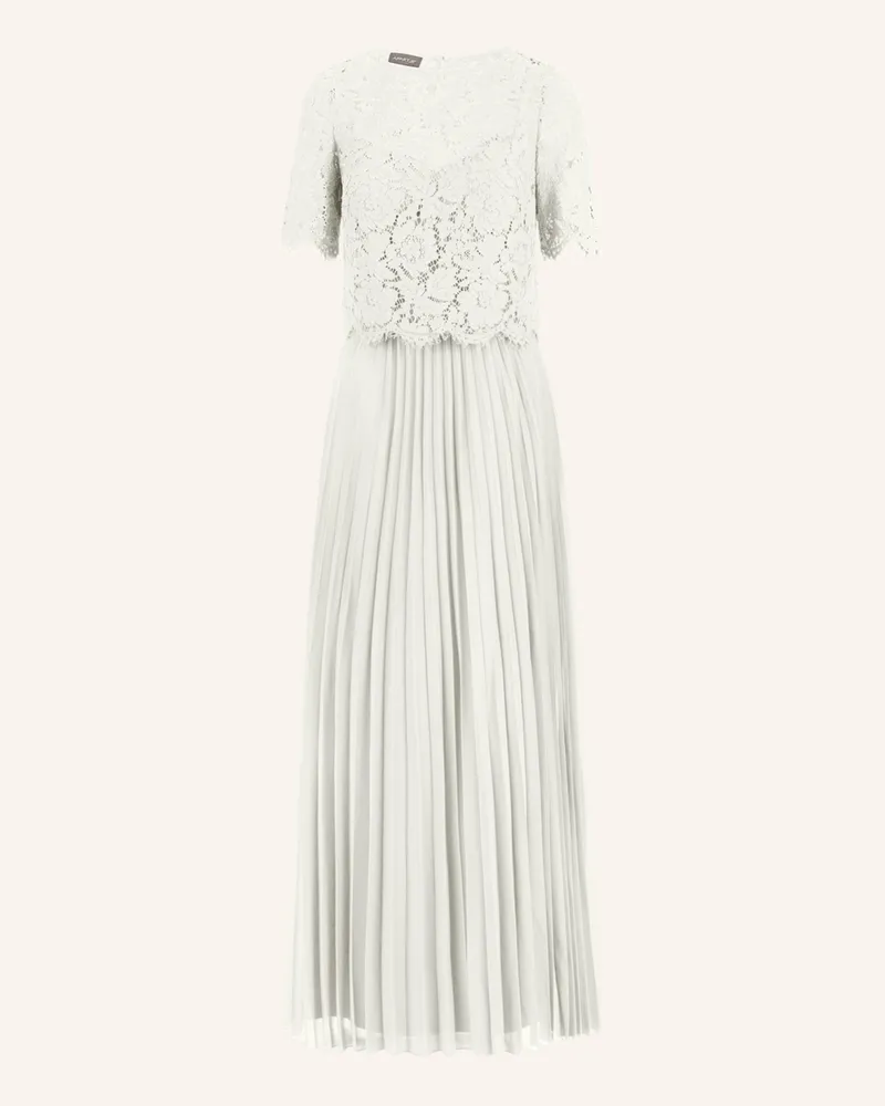 Apart Abendkleid mit Spitzenjacke Creme