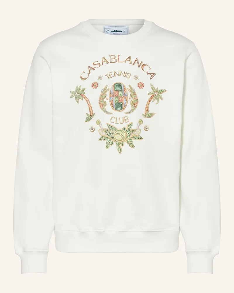 Casablanca Paris Sweatshirt Weiss