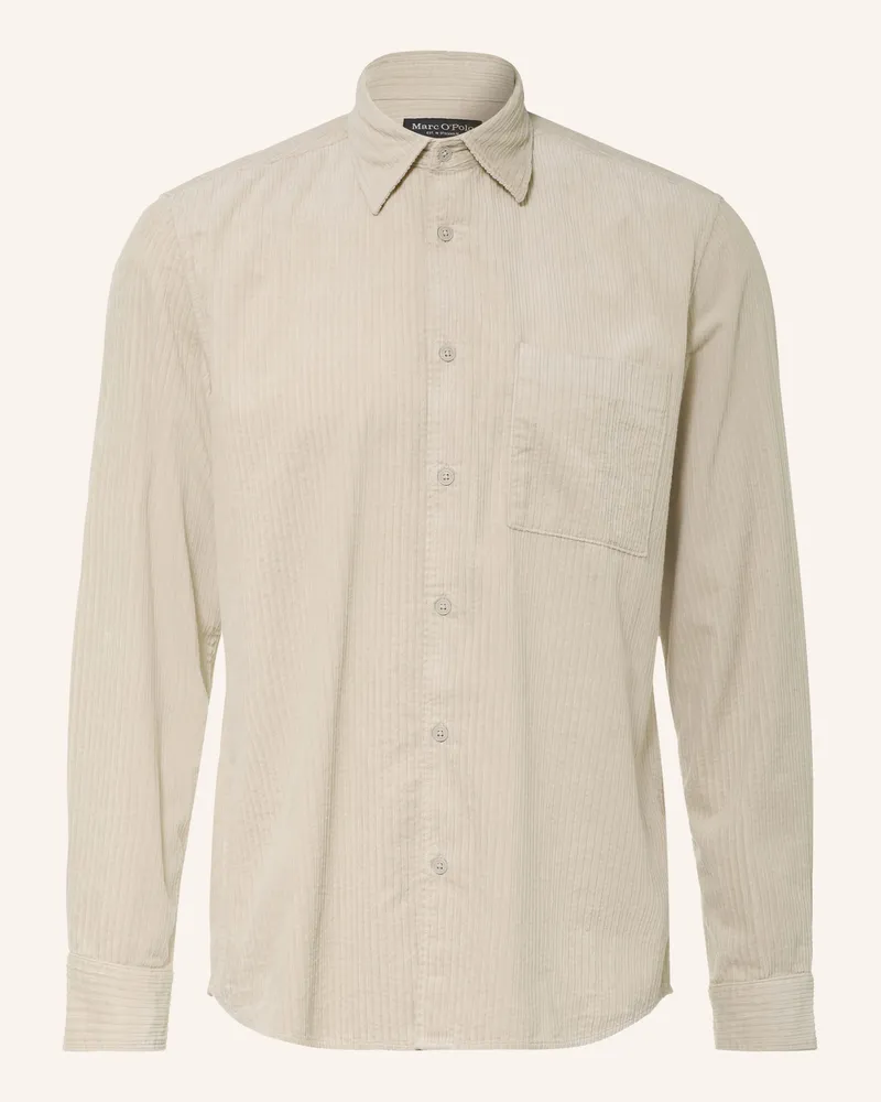 Marc O'Polo Cordhemd Regular Fit beige Beige