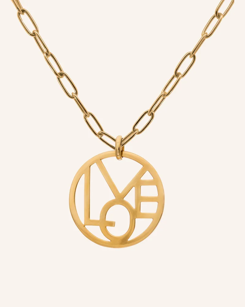 CADA Kette Large Love gold Gold