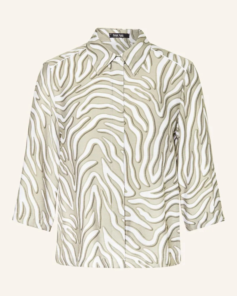 MARC AUREL Hemdbluse mit 3/4-Arm Oliv